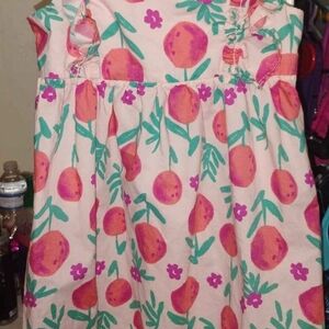 Brand New Floral and Fruit Print Dress